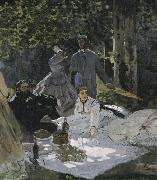 Claude Monet Le dejeuner sur l'herbe oil painting reproduction